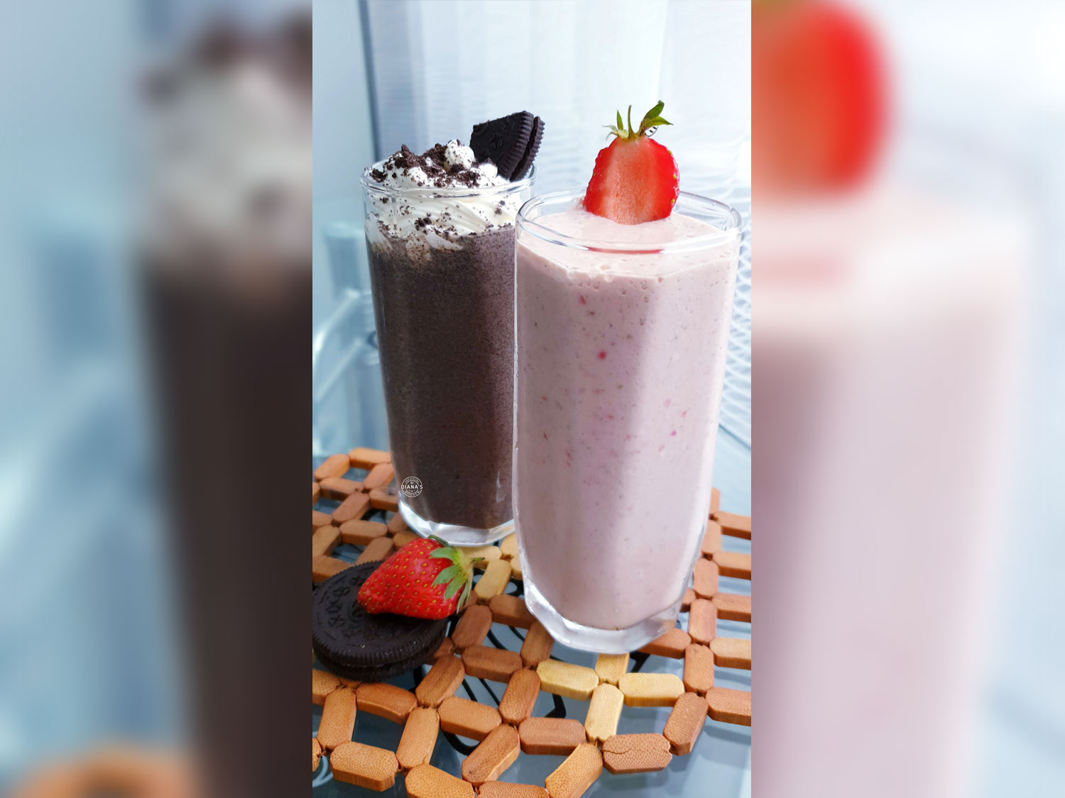 Oreo Milkshake & Strawberry Milkshake 4